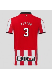 Athletic Bilbao Dani Vivian #3 Voetbaltruitje Thuis tenue 2025-26 Korte Mouw